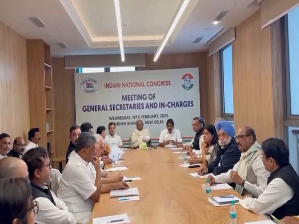 Congress President Mallikarjun Kharge chairs party leadership meet  (Photo/X @kharge)