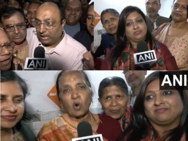 Family members of Delhi-elect CM Rekha Gupta (Photo/ANI)