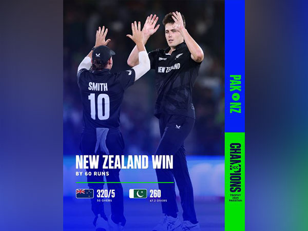 New Zealand team celebrating a wicket. (Photo- ICC website)