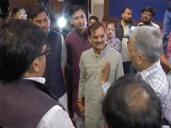 BJP state Chief VD Sharma taking stock of preparation (Photo/ANI)