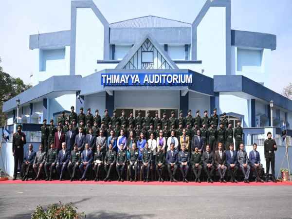 CDS Gen Anil Chauhan visits Rashtriya Indian Military College in New Delhi (Photo: PIB)