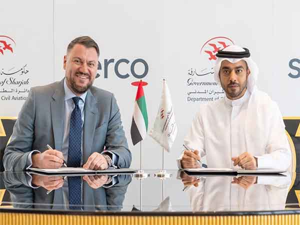 Sharjah Civil Aviation Department renews partnership with Serco for air navigation services. (Photo: WAM)