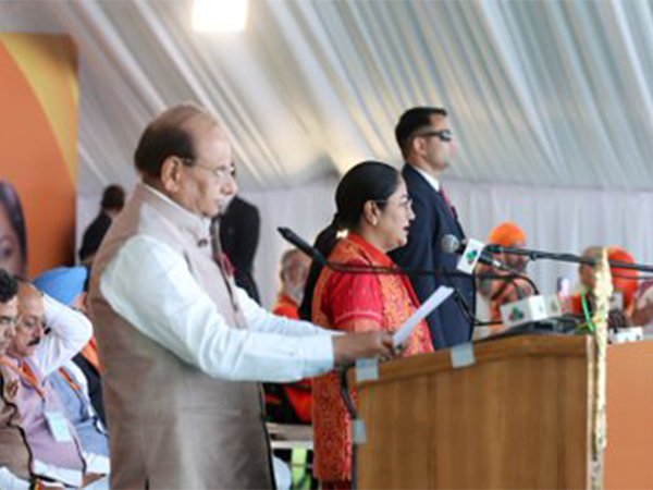 Delhi Chief Minister Rekha Gupta during her oath taking ceremony (Photo/ ANI)