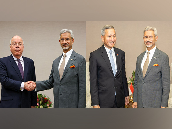 External Affairs Minister S Jaishankar with Singapore's Foreign Minister Vivian Balakrishnan, Brazil's Foreign Minister Mauro Vieira (Image Credit: X/@DrSJaishankar)