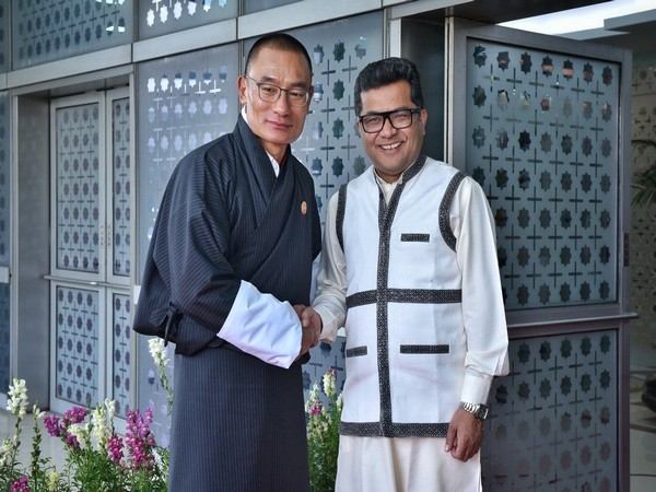 Union Minister of State for External Affairs Pabitra Margherita welcomes Bhutanese Prime Minister Tshering Tobgay (Image: X@MEAIndia)