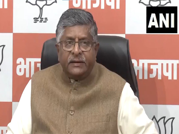 BJP MP Ravi Shankar Prasad (Photo/ANI)