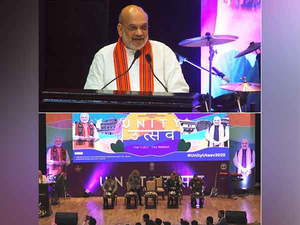 Home Minister Amit Shah addressing Unity Utsav in New Delhi (Image: ANI)