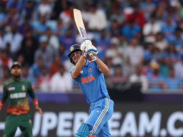 Shubman Gill in action. (Photo- BCCI X/@BCCI)