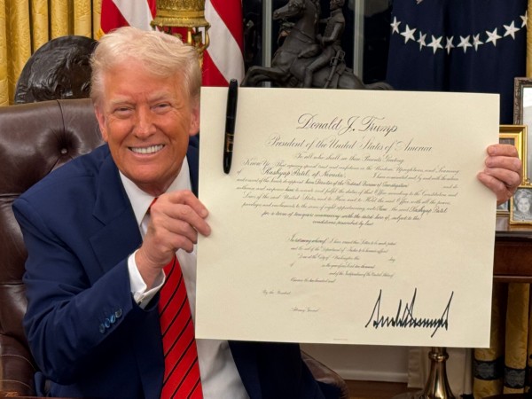 President Donald Trump (Photo/@Scavino47)