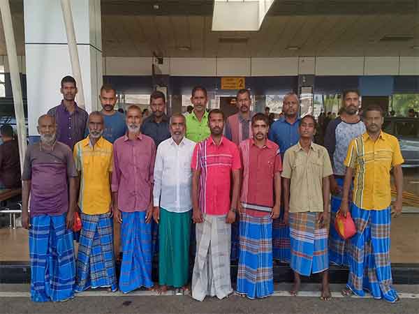 Indian fishermen repatriated from Sri Lanka (Photo/X@IndiainSL)