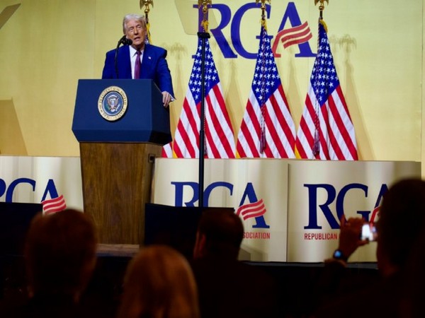 US President Donald Trump delivers remarks at Republican Governors Association (Image Credit: X/@GOPGovs)