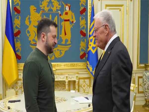 Ukrainian President Volodymyr Zelenskyy, US Special Presidential Envoy for Russia and Ukraine Keith Kellogg (Image Credit: X/@ZelenskyyUa)