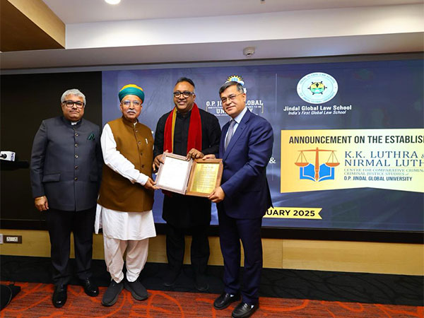 Jindal Global Law School Launches  K.K. Luthra & Nirmal Luthra Centre for Comparative Criminal Law and Criminal Justice Studies 
