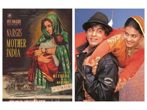 Posters of Mother India and DDLJ (Image source: film's team)