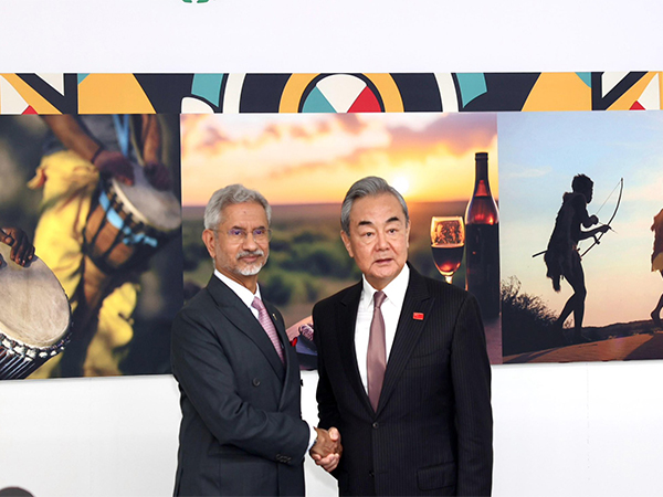 EAM Jaishankar with chinese Foreign Minister Wang Yi in Johannesburg, South Africa (Photo/@DrSJaishankar)