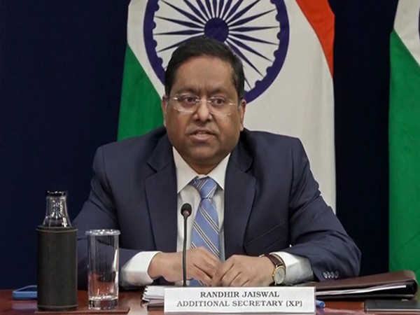 MEA spokesperson Randhir Jaiswal. (Photo/ANI)