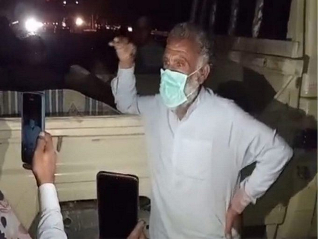 Family of Baloch youth stages sit-in, demands justice (Photo/@TBPEnglish)