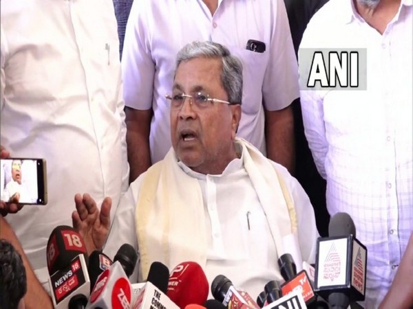  Karnataka Chief Minister Siddaramaiah (File photo/ANI)
