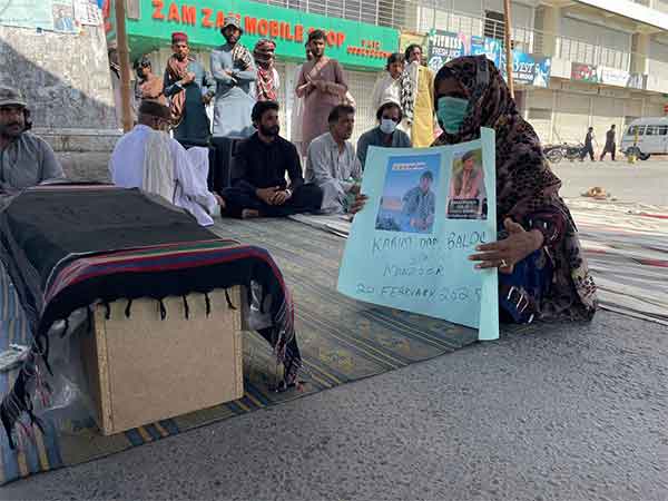 A Baloch protest (File Photo/@MahrangBaloch_)