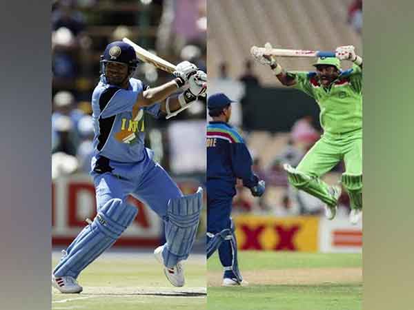 Sachin Tendulkar and Javed Miandad (Photo: X/@ICC)