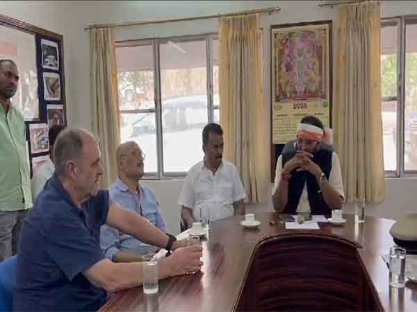 Telangana Irrigation Minister Uttam Kumar Reddy reached the SLBC site and reviewed operations.(Photo/ANI)