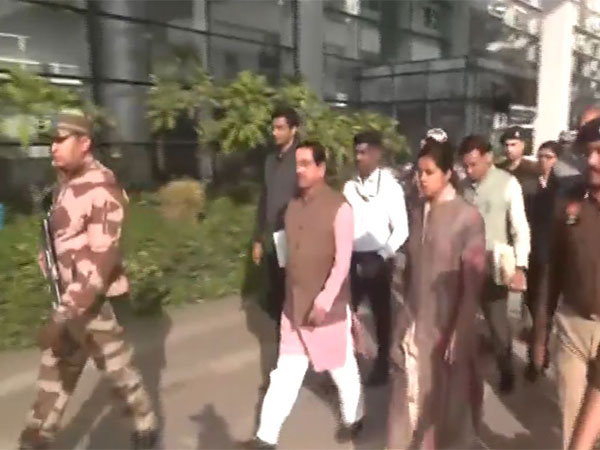 Union Minister Pralhad Joshi at airport (Photo/ANI)