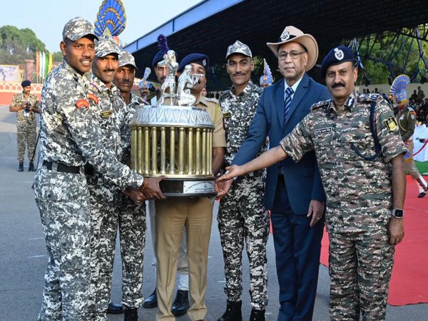 Wnners holding the trophy (Photo/X/@crpfindia)