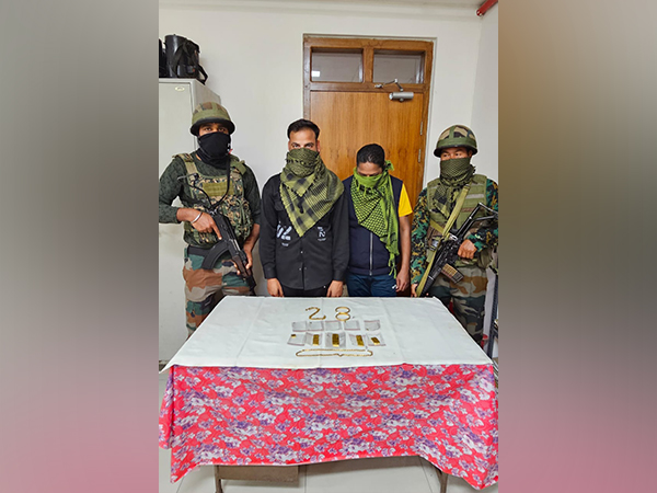  Assam Rifles seize gold worth over 1 cr in West Tripura, 2 held (Photo/ANI)