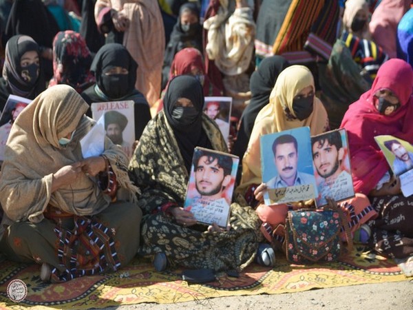 File photo of protests in Balochistan against persecution of Baloch people (Photo/ X@ BalochYakjehtiC)