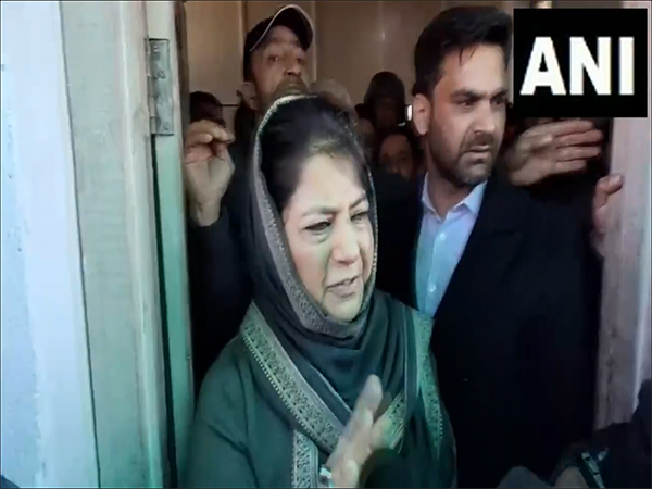 People’s Democratic Party (PDP) Chief, Mehbooba Mufti (Photo/ANI)