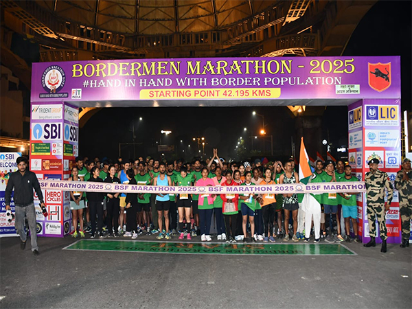 BSF organised 'BORDERMEN MARATHON' (Photo/X/@BSF_Punjab)