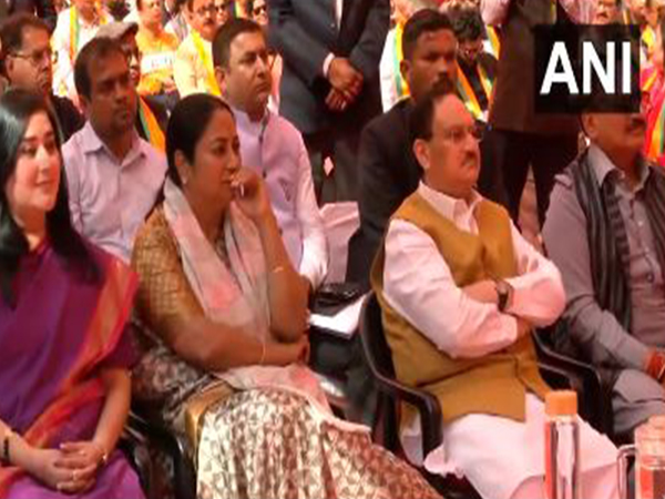  Union Minister and BJP national president JP Nadda, Delhi Chief Minister Rekha Gupta with other party leaders. (Photo/ANI)