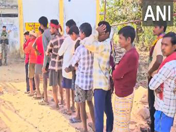 Naxal-hit Kerlapenda village in Sukma witnesses voting for first time (Photo/ANI)