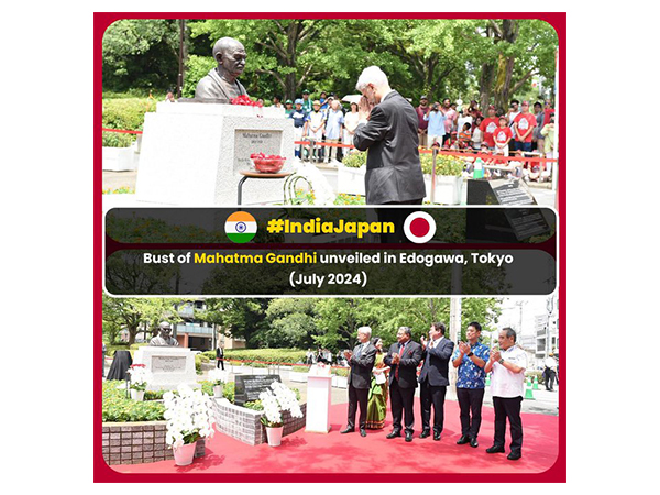 EAM Jaishankar shares picture of him inaugurating bust of Mahatma Gandhi in Tokyo (Image: X@DrSJaishankar)