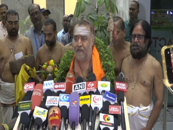 Shankaracharya of Kanchi Kamakoti Peetham, Vijayendra Saraswati Swamigal (Photo/ANI)