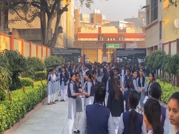 The Boards examination, which began today, will continue till March 12. (Photo/ANI)