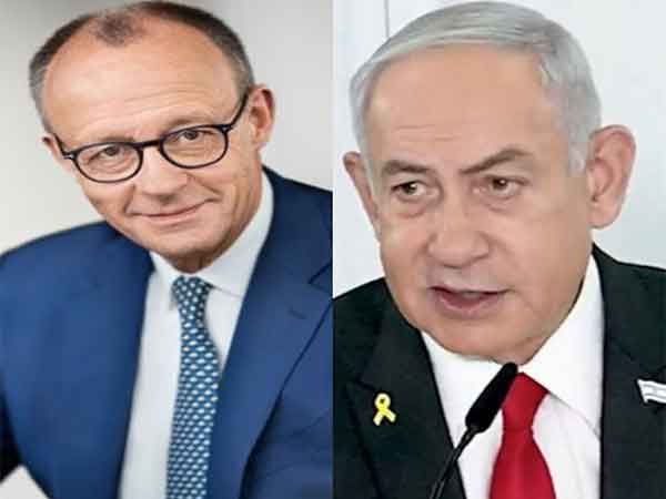 Israel PM Benjamin Netanyahu, CDU leader (Image Credit: X/@_FriedrichMerz/@IsraeliPM)