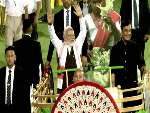 Prime Minister Narendra Modi in Guwahati, Assam (Photo/ANI)