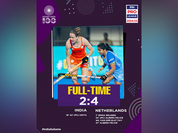 Indian women's hockey team reigstered a loss. (Photo- HI X/@TheHockeyIndia)