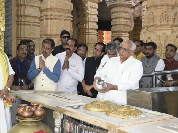 CM Bhupendra Patel visits Somnath to inaugurate the first-ever Somnath Mahotsav (Photo/ANI)