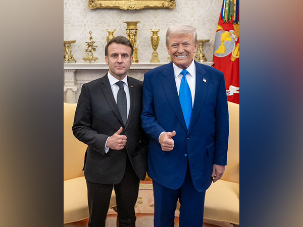 US President Donald Trump with French President Emmanuel Macron (Image: X@WhiteHouse)