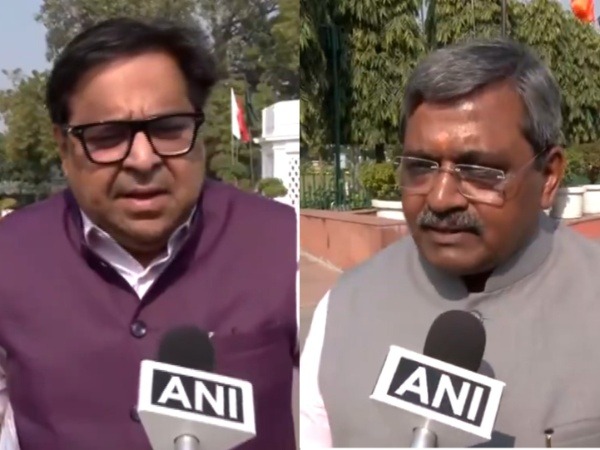  BJP MLAs Satish Upadhyay and Harish Khurana (Photo/ANI)