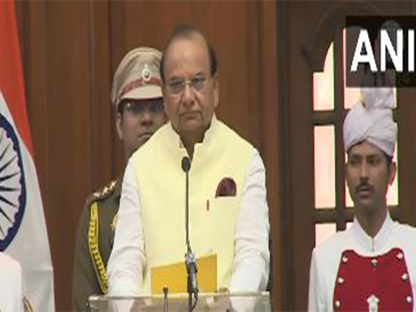 LG VK Saxena at the assembly session (Source-Vidhan Sabha) 