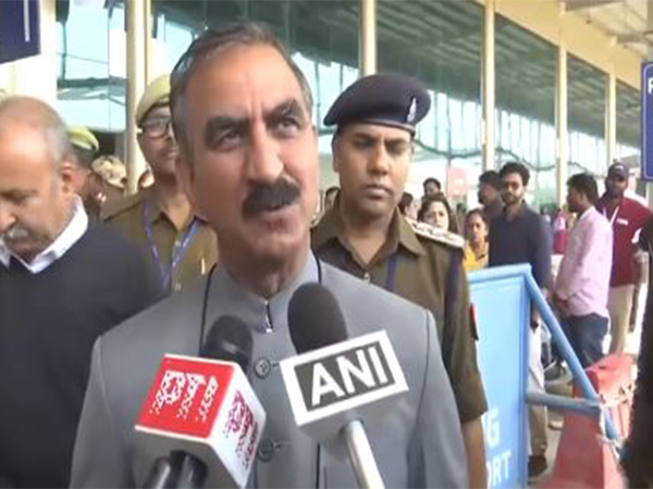 Himachal Pradesh CM Sukhvinder Sukhu (Photo/ANI)