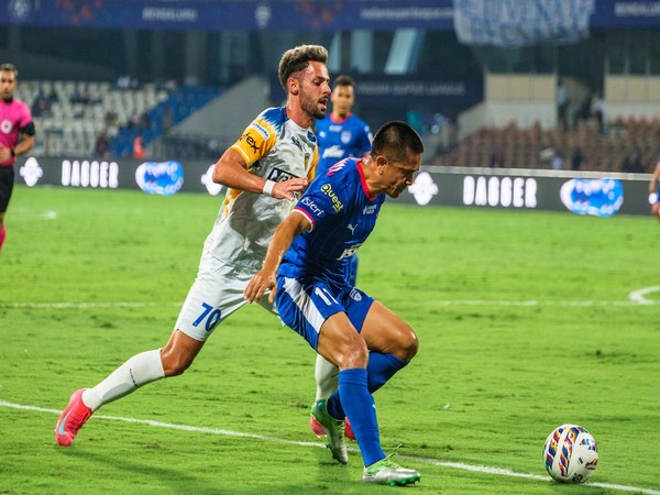 Bengaluru FC striker Sunil Chhetri in action (Photo: ISL) 