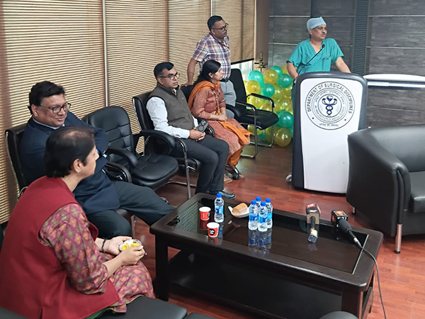 Doctors at All India Institute of Medical Sciences, Delhi (Photo/ANI)