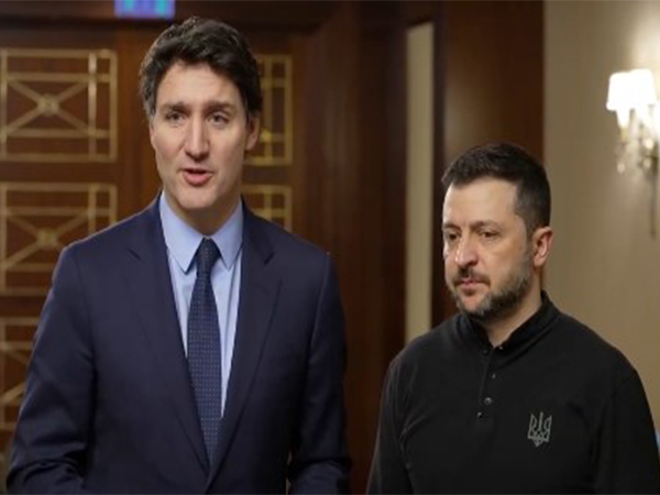 Canadian Prime Minister Justin Trudeau met with Ukraine President Volodymyr Zelenskyy (Photo/X @ ZelenskyyUa)
