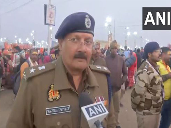 Rajesh Dwivedi, SSP Maha Kumbh (Photo/ANI)