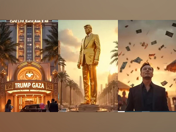 Snippets from the AI video Donald Trum shared (Photo/@realdonaldtrump)