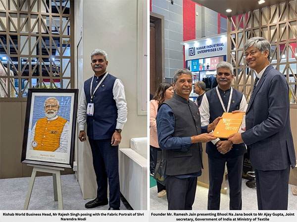 Rishab World Unveils Latest Textile Innovations at Bharat Tex 2025